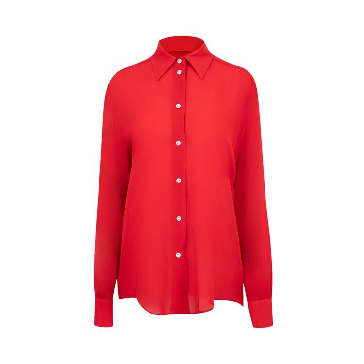 

Рубашка The Row Elia Shirt Red, красный