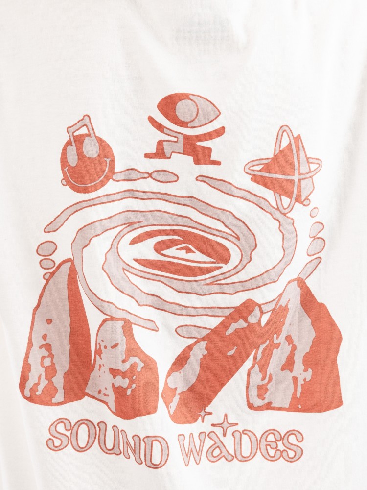 Футболка Quiksilver Evo Waves Festival Kids T-Shirt, snow white — фото 4