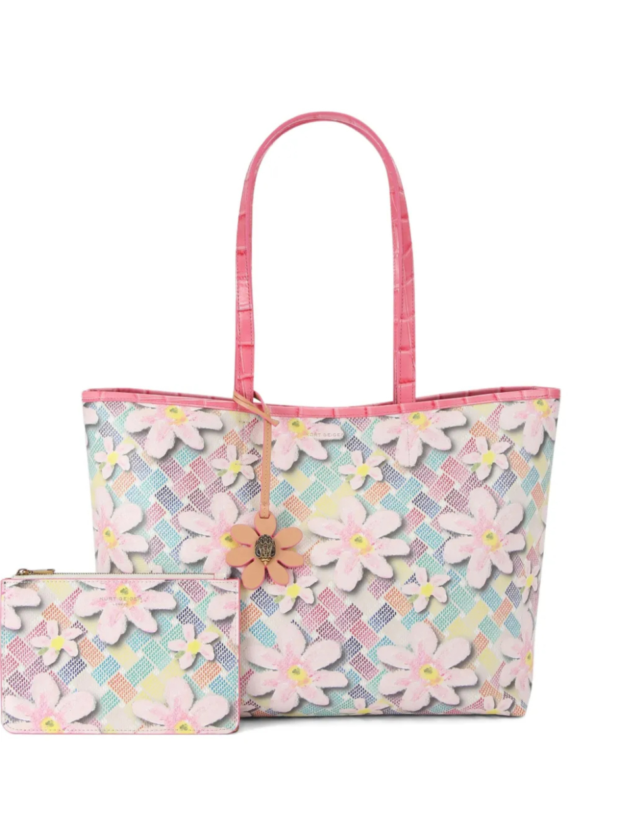 

Сумка-тоут Camden Kurt Geiger London, розовый