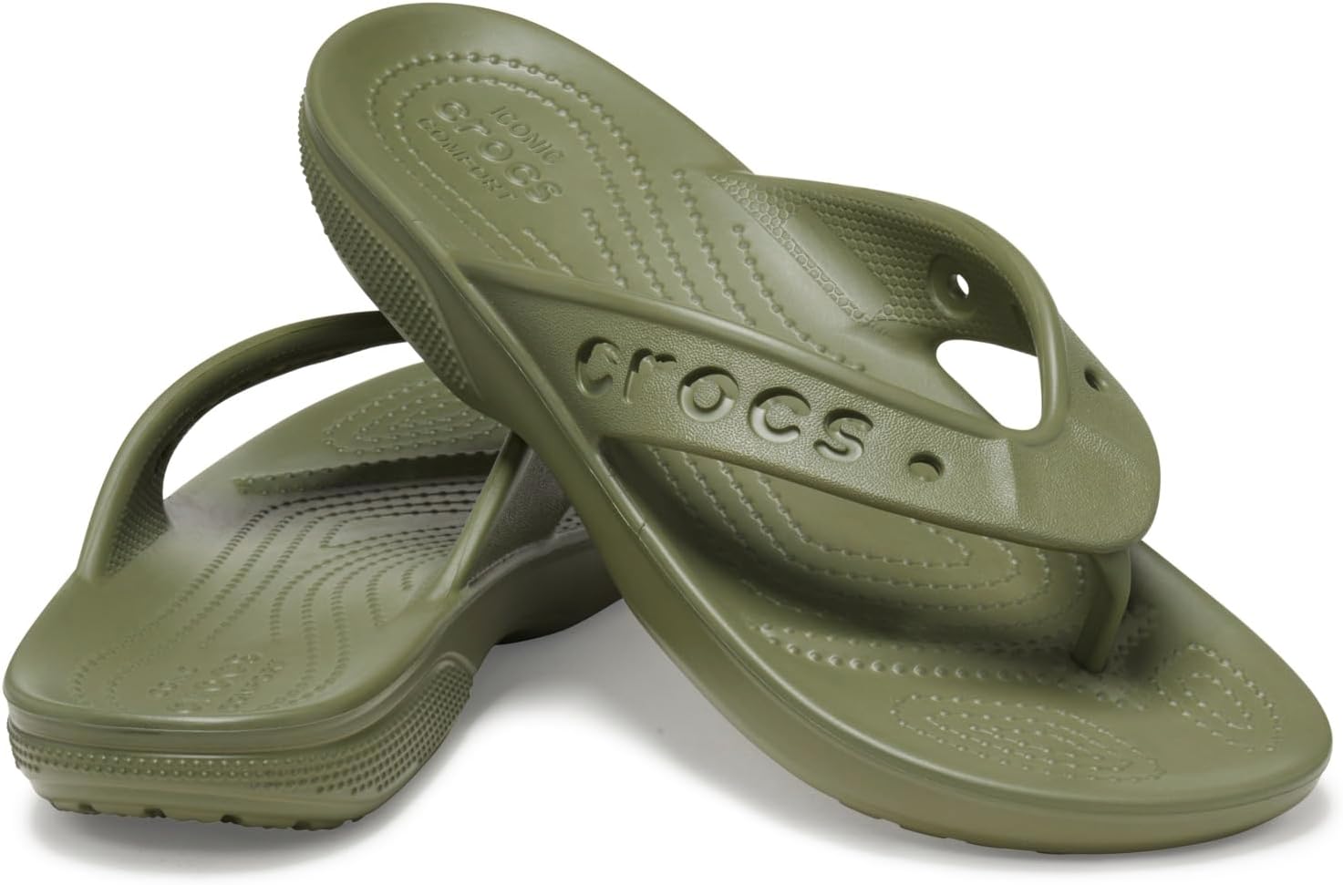Шлепанцы Crocs Baya II унисекс для взрослых, зеленый — фото 4