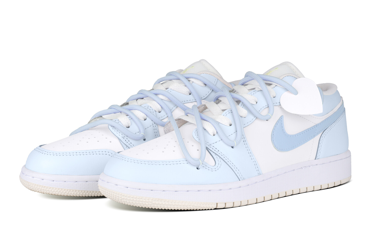 

Кроссовки Air Jordan 1 Vintage Basketball Shoes Women's Low-top White, голубой, Синий, Кроссовки Air Jordan 1 Vintage Basketball Shoes Women's Low-top White, голубой