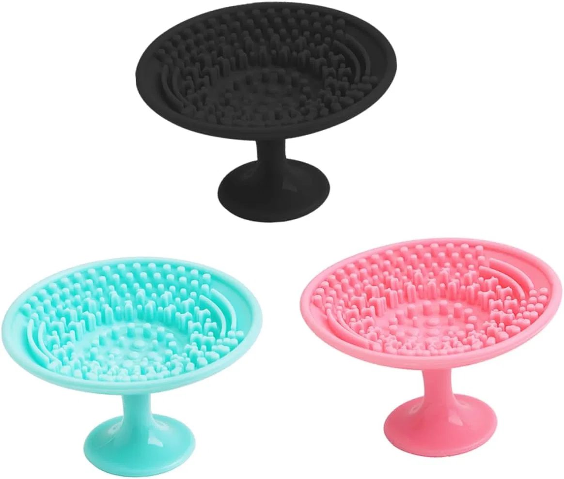Набор щеток для очистки кистей Silicone WOFASHPURET 3 предмета