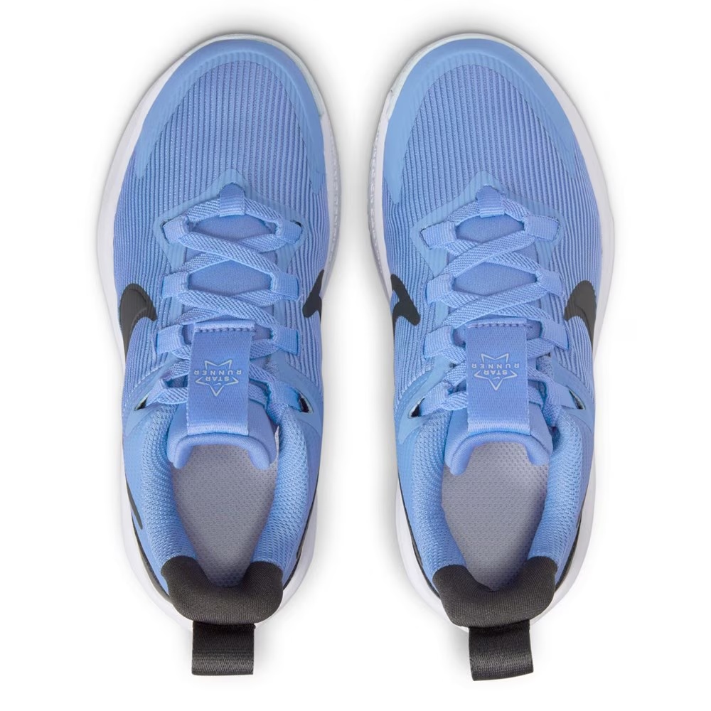 

Детская беговая обувь star runner 4 little kid Nike, blue/black