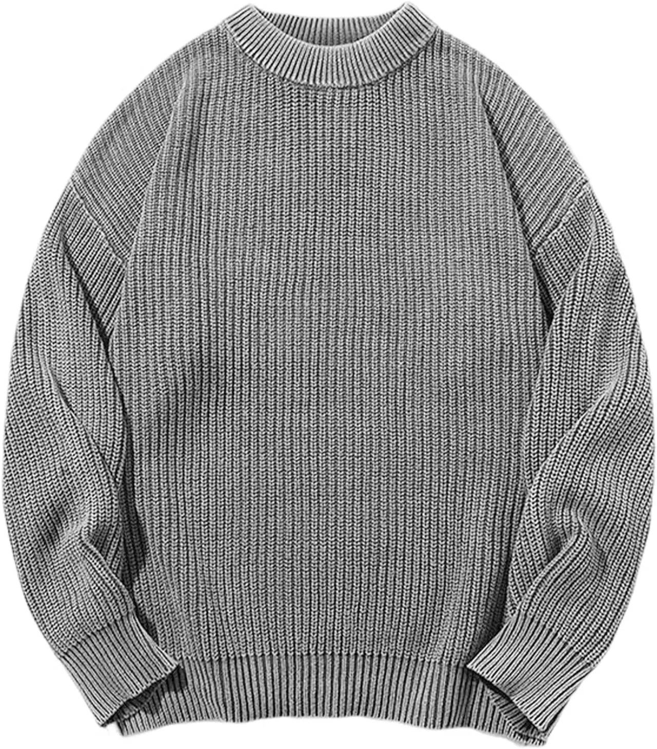 

Gihuo мужской свитер в винтажном стиле с длинным рукавом