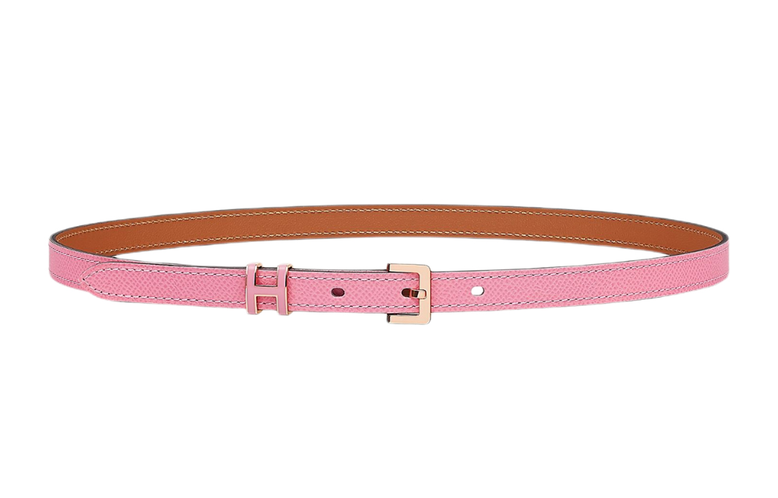 

HERMES Кожаный ремень женский розовый, Pink