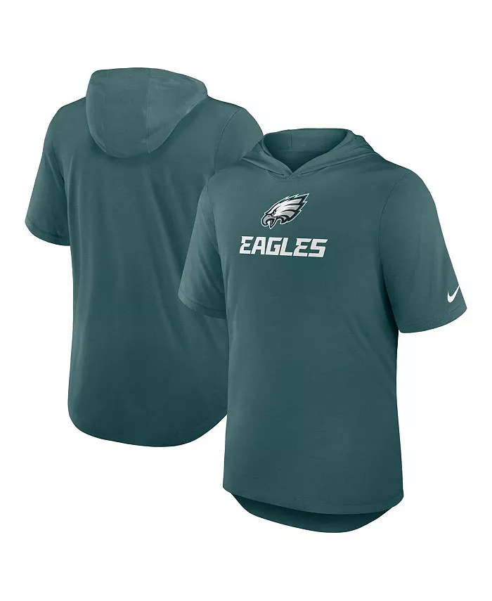 

Мужская толстовка-футболка Philadelphia Eagles Lockup Tri-Blend цвета "Midnight Green" Nike