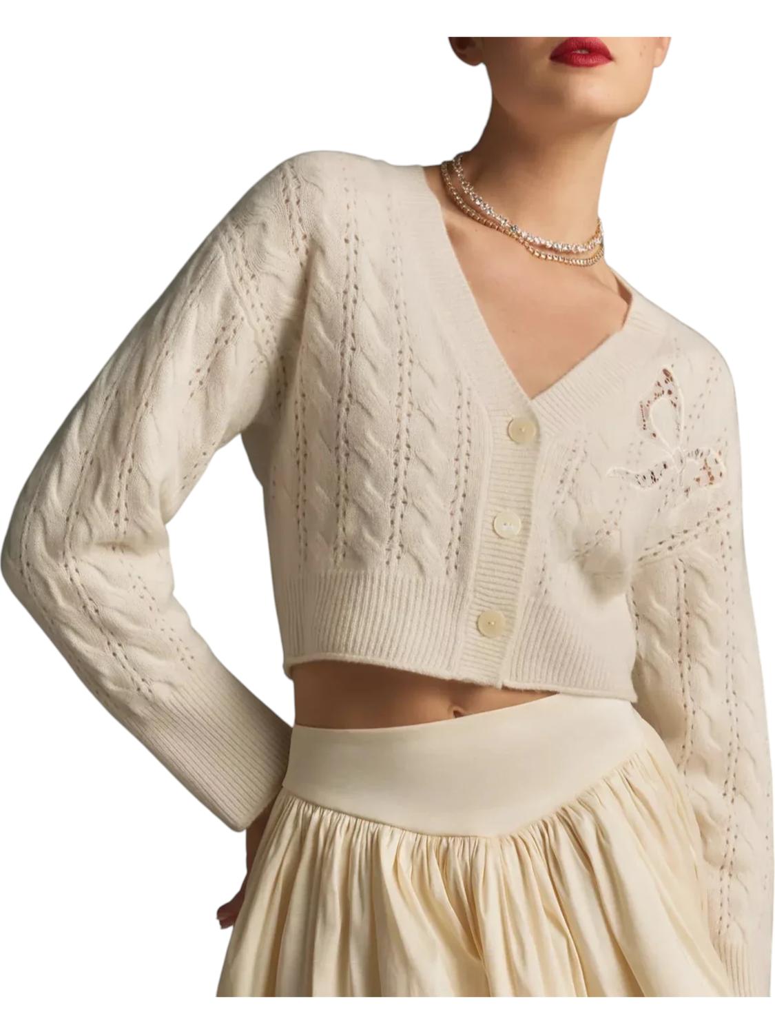 

Кардиган Leota в цвете Marshmallow Bliss LoveShackFancy