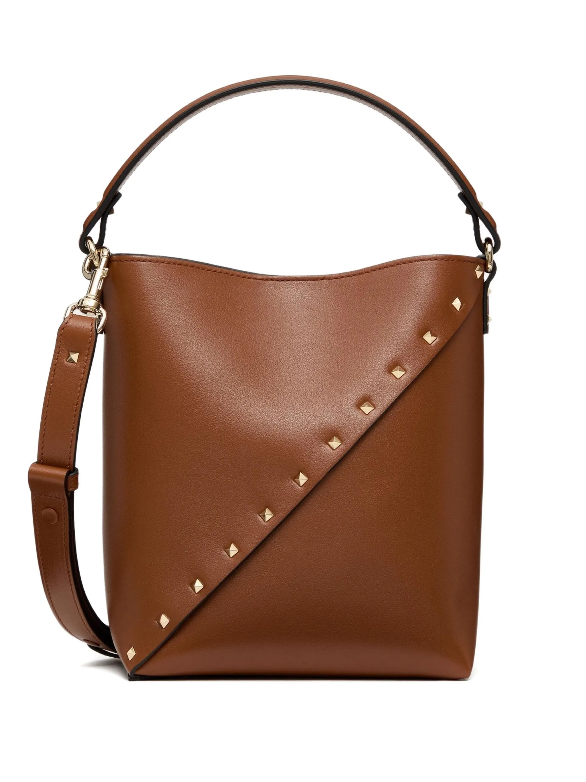 

Сумка-ведро Rockstud Wispy Valentino Garavani, коричневый