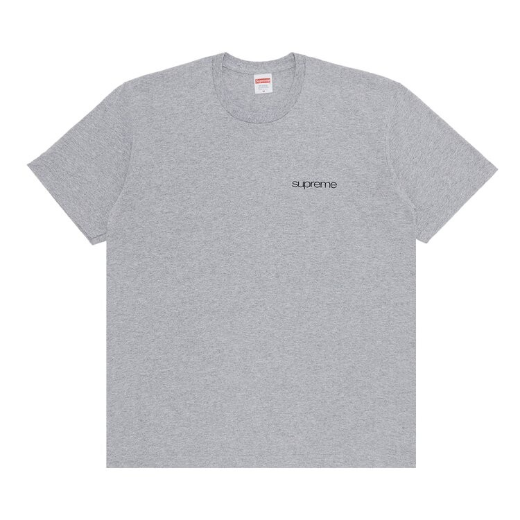 

Футболка Supreme NYC 'Heather Grey', серый