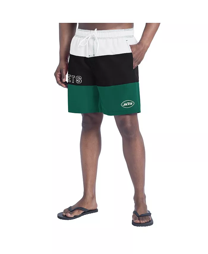 

Мужские плавки New York Jets Sunrise Volley зеленые/черные G-III Sports by Carl Banks