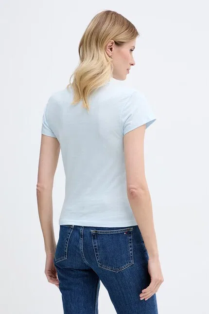 Футболка с коротким рукавом базовая Tommy Hilfiger, синий — фото 3