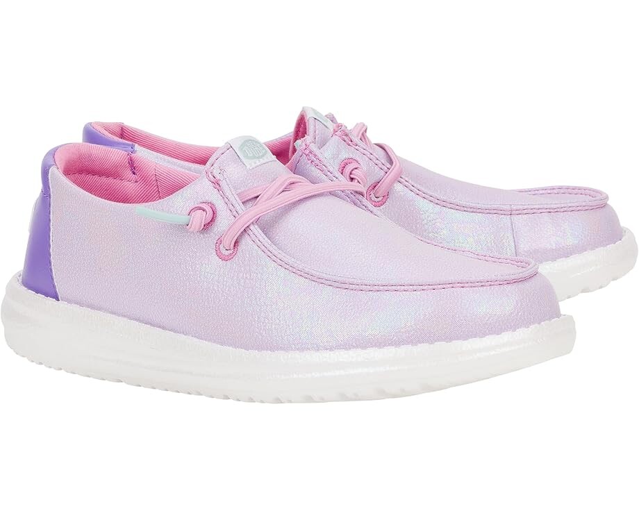 

Кроссовки Hey Dude Kids Wendy Iridescent Sparkle, фиолетовый