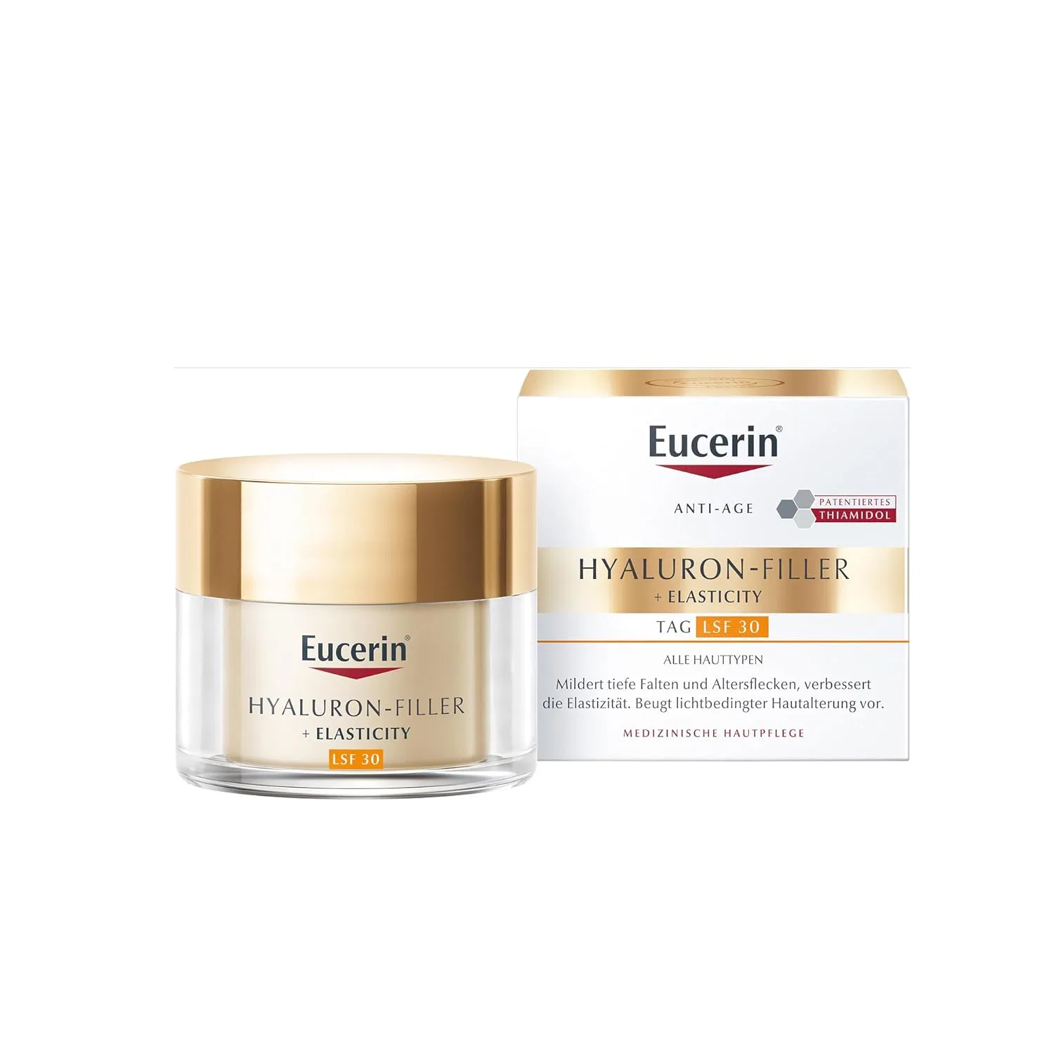 Крем для лица SPF EUCERIN Дневной с «Hyaluronic Filler + Elasticity» от