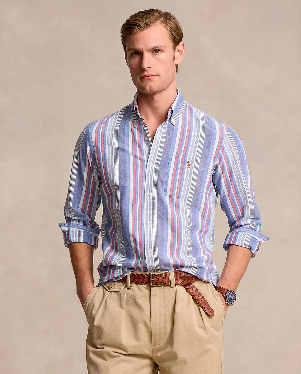 

Мужская оксфордская рубашка стандартного кроя Polo Ralph Lauren, мультиколор