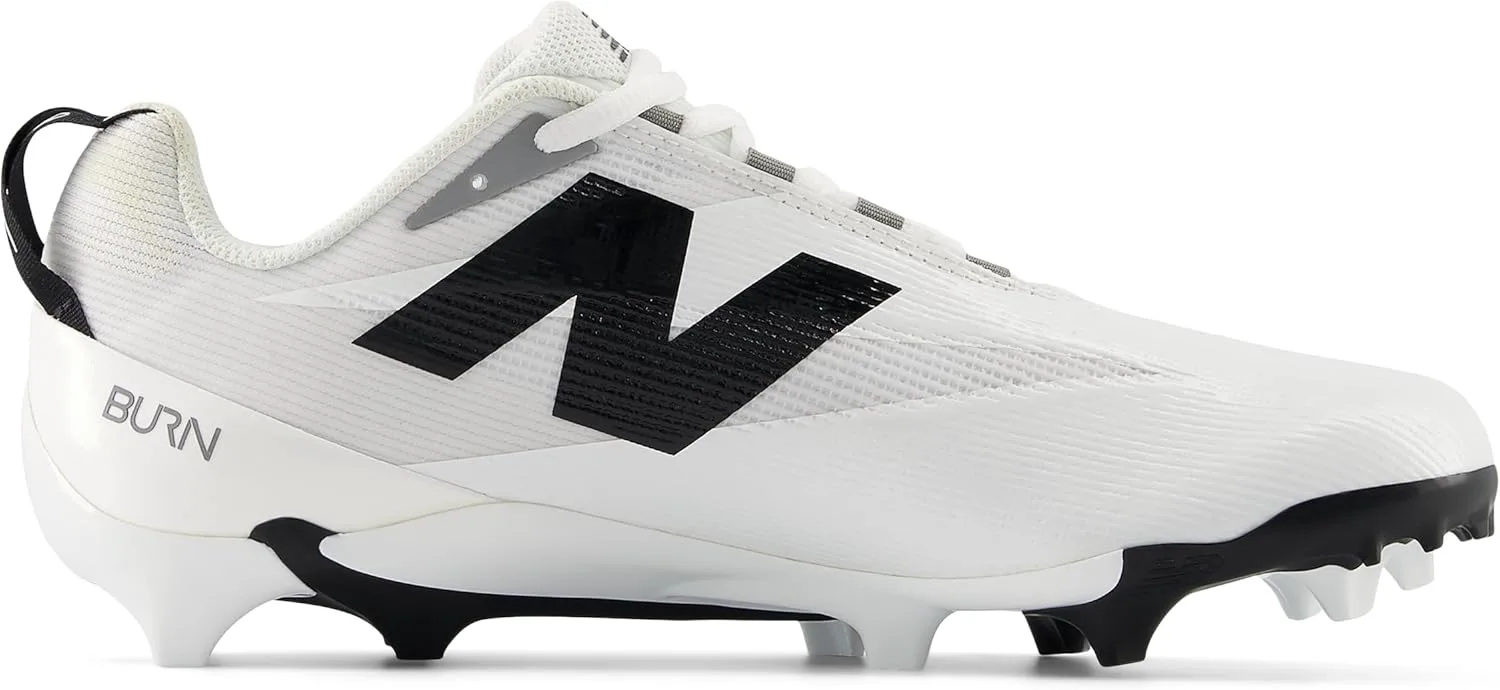 Кроссовки для мужчин New Balance Burnx5, белый/черный/серый — фото 3