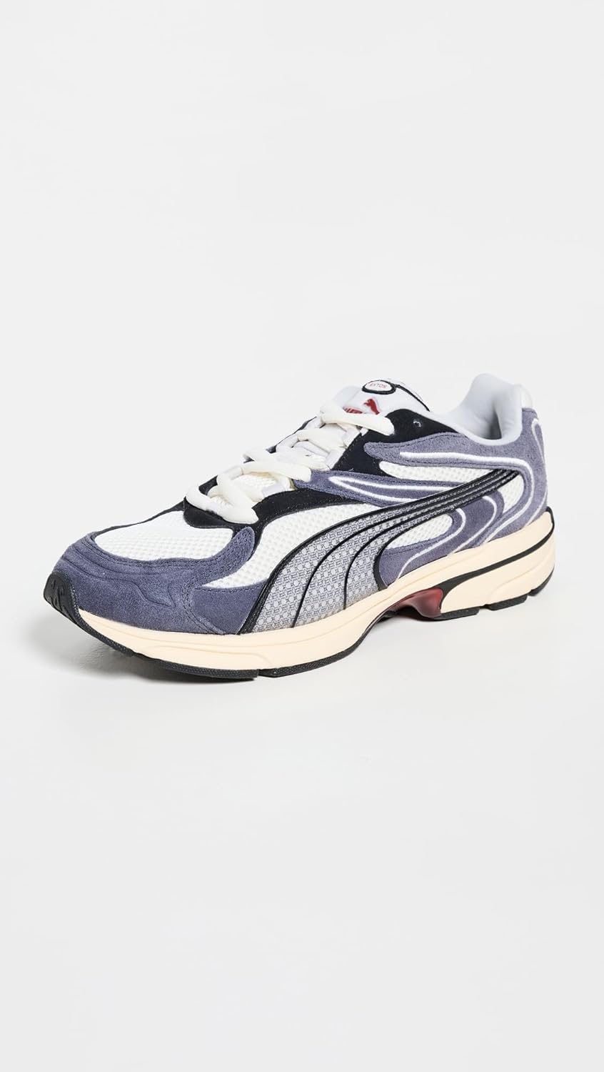 Мужские кроссовки PUMA Extos Collector со шнуровкой для повседневной носки - серые — фото 2