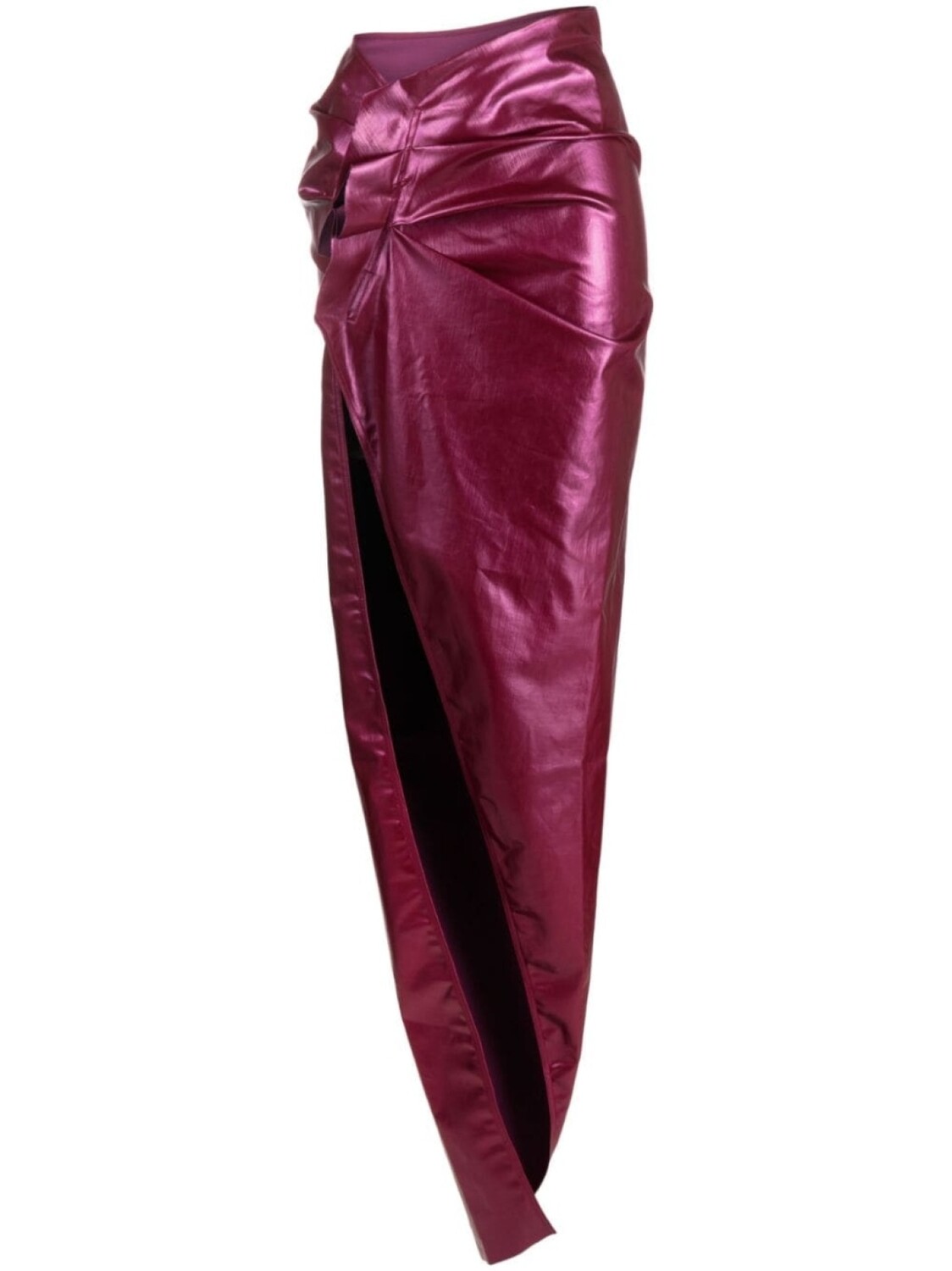 

Rick Owens юбка с драпировкой, розовый