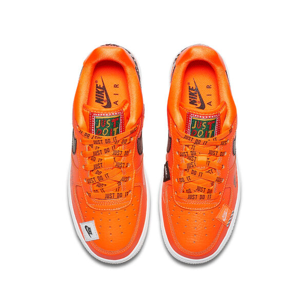 Кроссовки air force 1 '07 premium 'just do it' Nike, оранжевый — фото 2