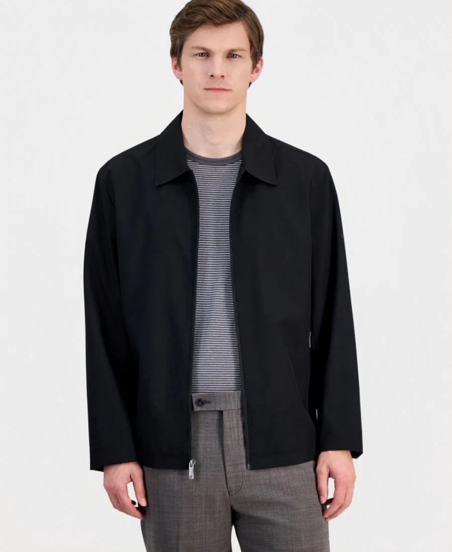 Мужская легкая рабочая куртка Calvin Klein, черный