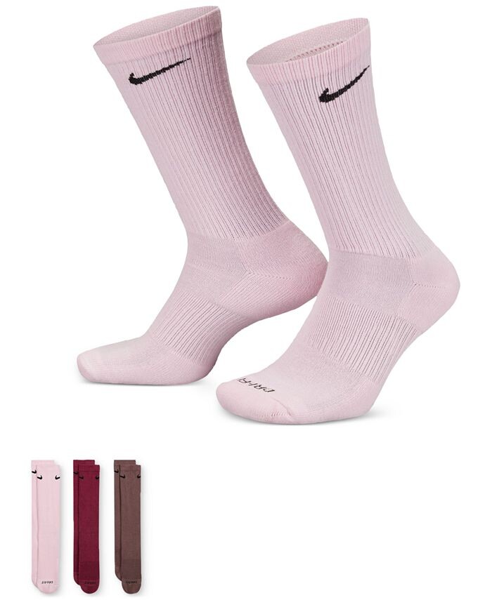 

Мягкие носки для тренировок Everyday Plus, 3 пары Nike, мультиколор