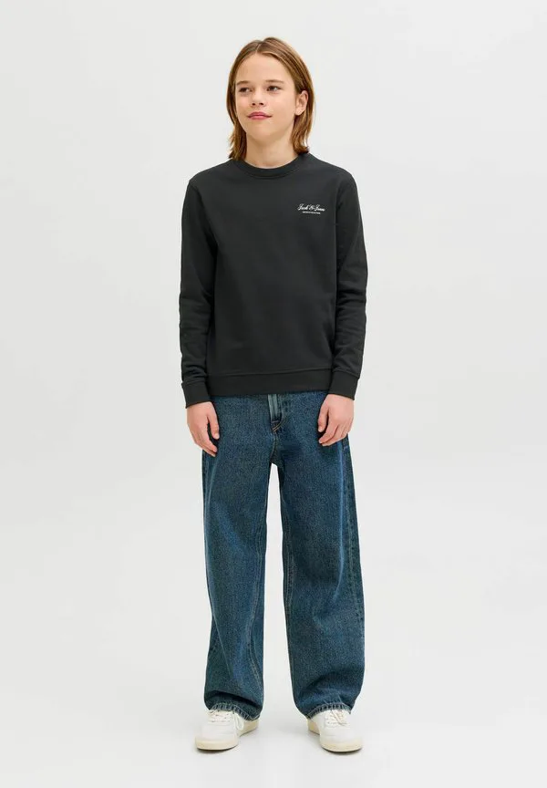 Свитшот с графическим принтом jjearchive и круглым вырезом Jack & Jones Junior, Black