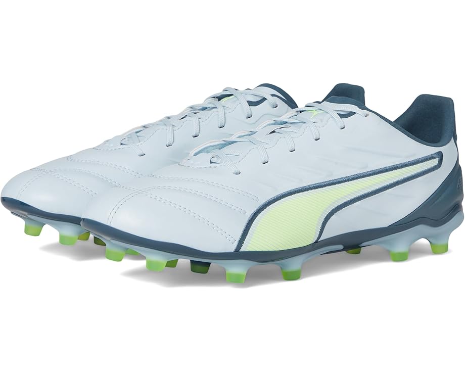 

Кроссовки PUMA King Pro Firm Ground/Artificial Ground Soccer Cleats, цвет Frosted Dew/Fizzy Apple/Gray Skies