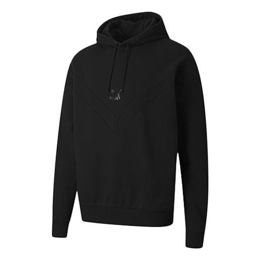 

Толстовка solid color black Puma, черный