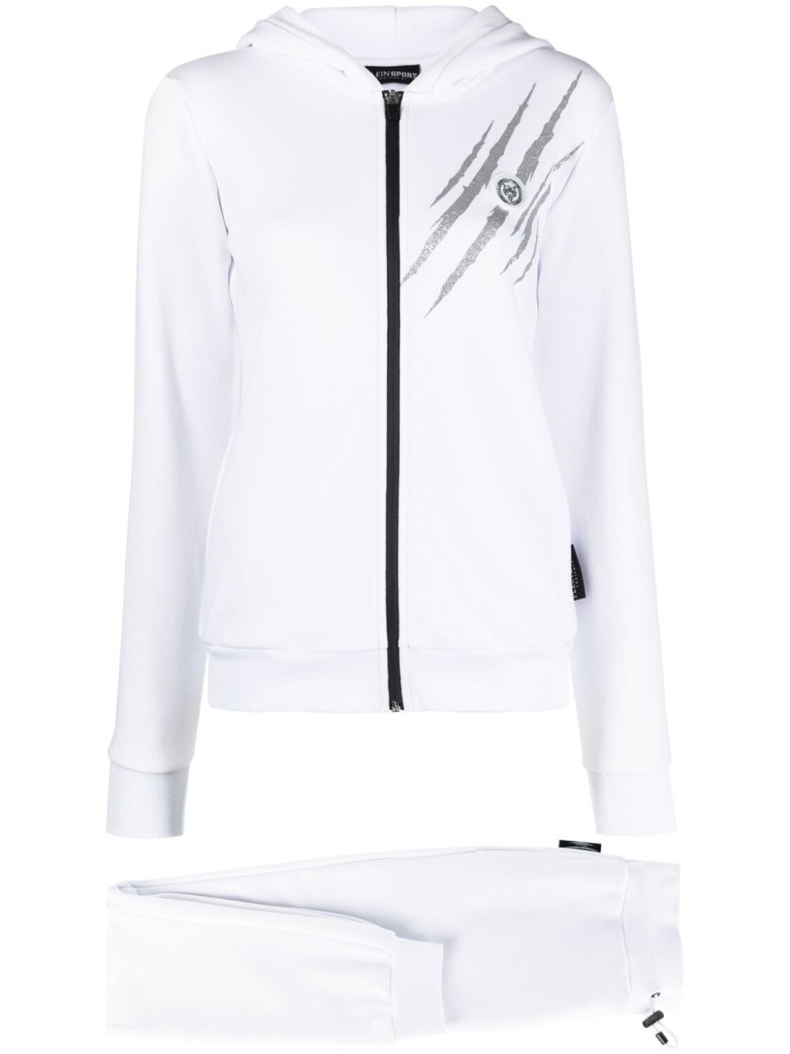 

Plein Sport спортивный костюм Scratch, белый