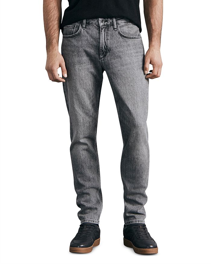 

Аутентичные эластичные джинсы Athletic Fit в цвете Dixon Blue rag & bone, серый