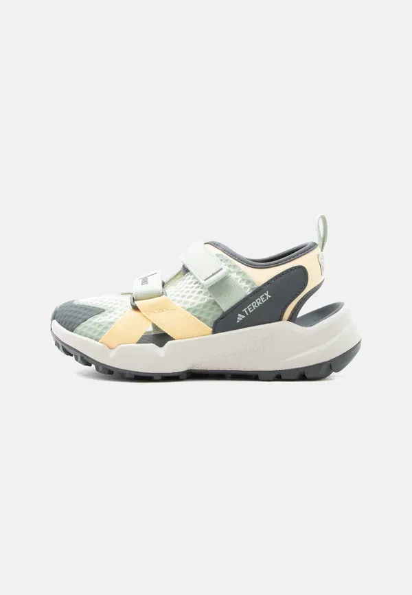 Сандалии прогулочные Hydroterra Adidas Terrex, слоновая кость/алюминий/серебристо-зеленый