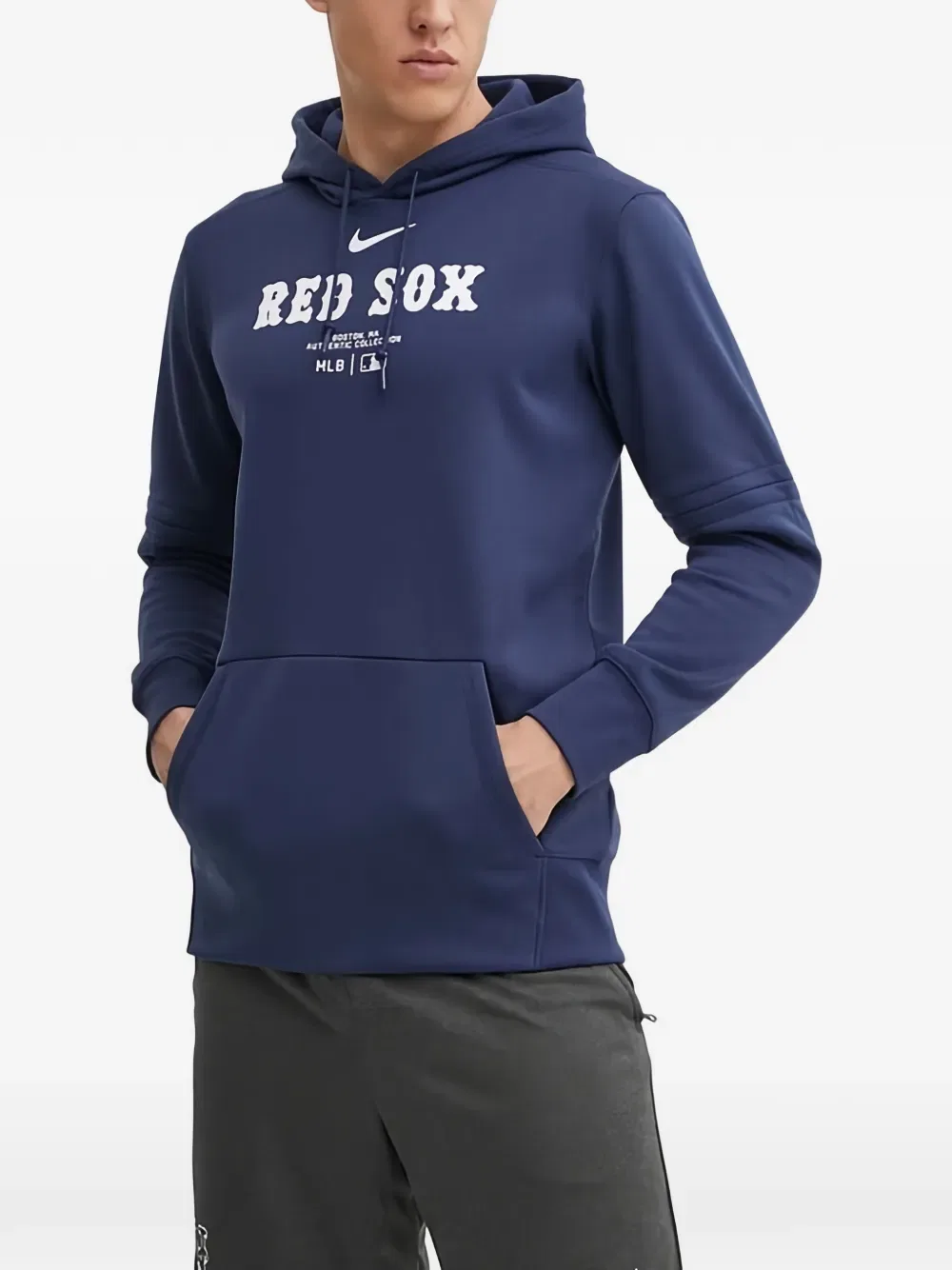 Худи X Boston Red Sox из аутентичной коллекции Nike, синий