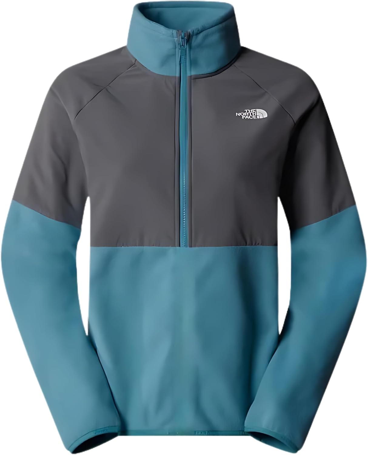 

The North Face Женская утепленная полузамковая куртка Glacier, Algae Blue/Smoked Pearl