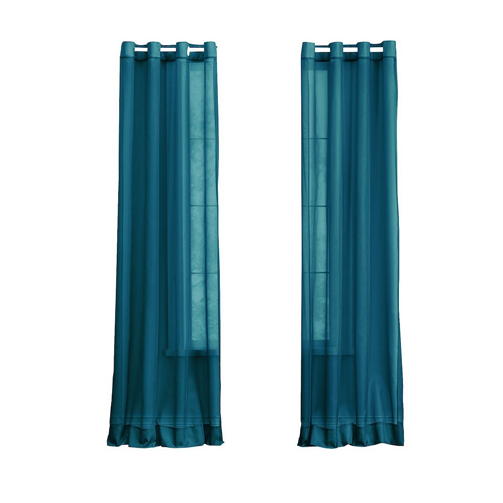 

Панель с люверсами из прозрачной вуали Brylanehome Bh Studio BrylaneHome, цвет Dark Turquoise