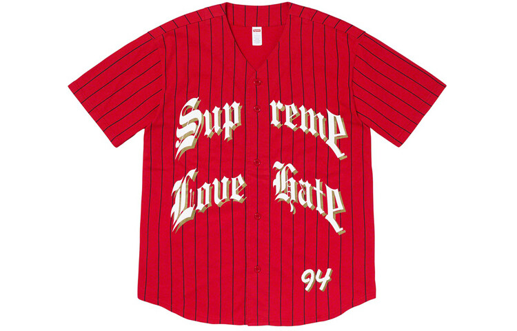 

Джерси Supreme Love Hate, красный