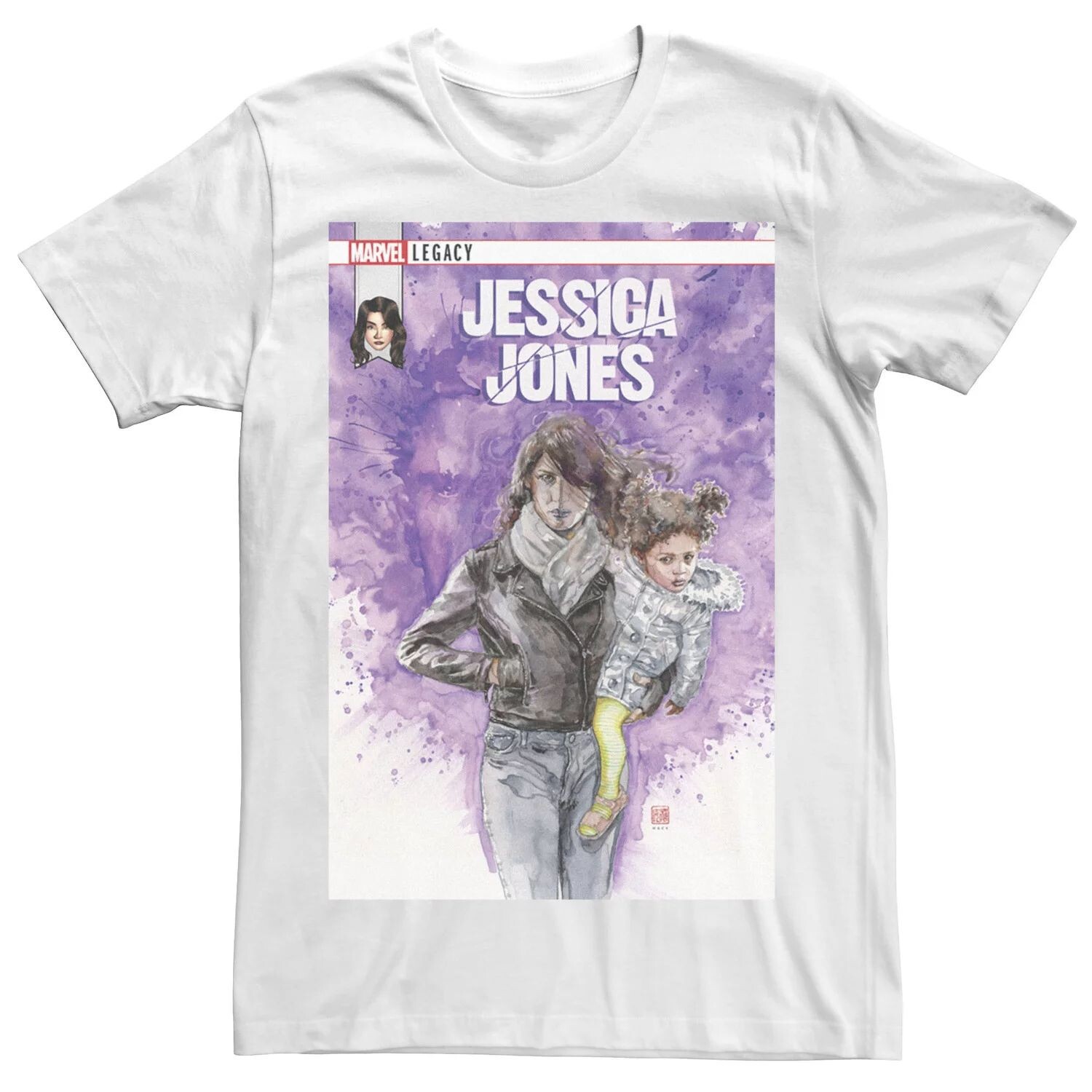 

Мужская футболка с обложкой комиксов Marvel Jessica Jones Legacy Licensed Character