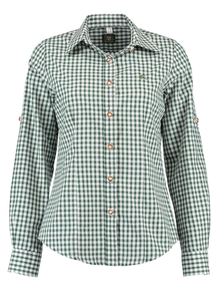 

Блузка Qorru цвета хаки/грязи OS-Trachten