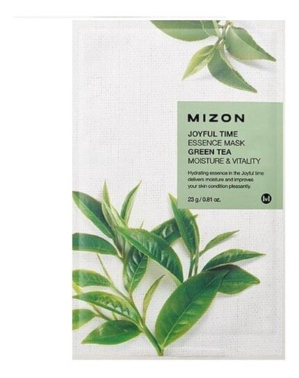 

Увлажняющая тканевая маска с зеленым чаем, 23 г Mizon, Joyful Time Essence