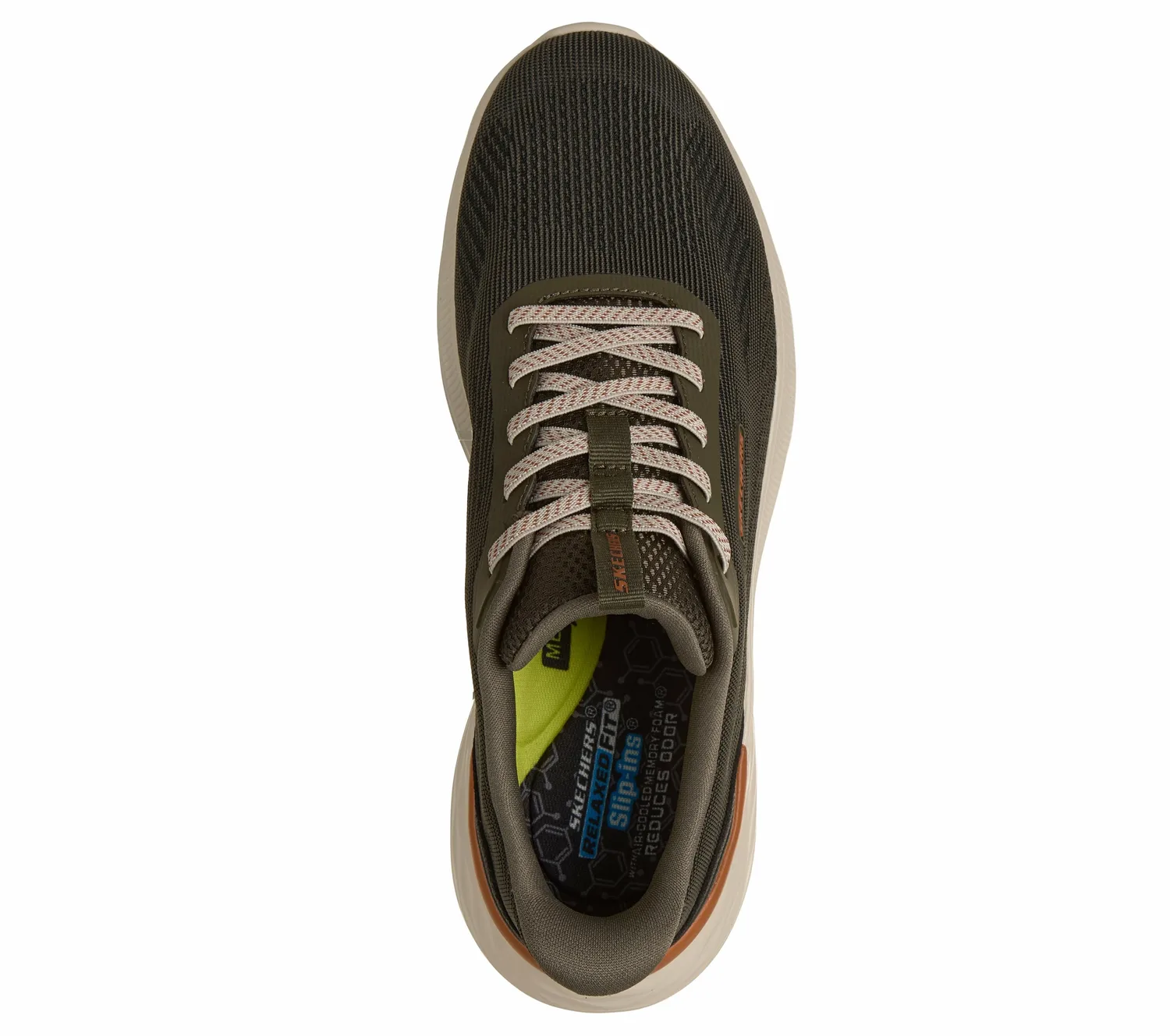 Туфли-слипоны свободного кроя: Garner-Ellis Skechers, olv — фото 2