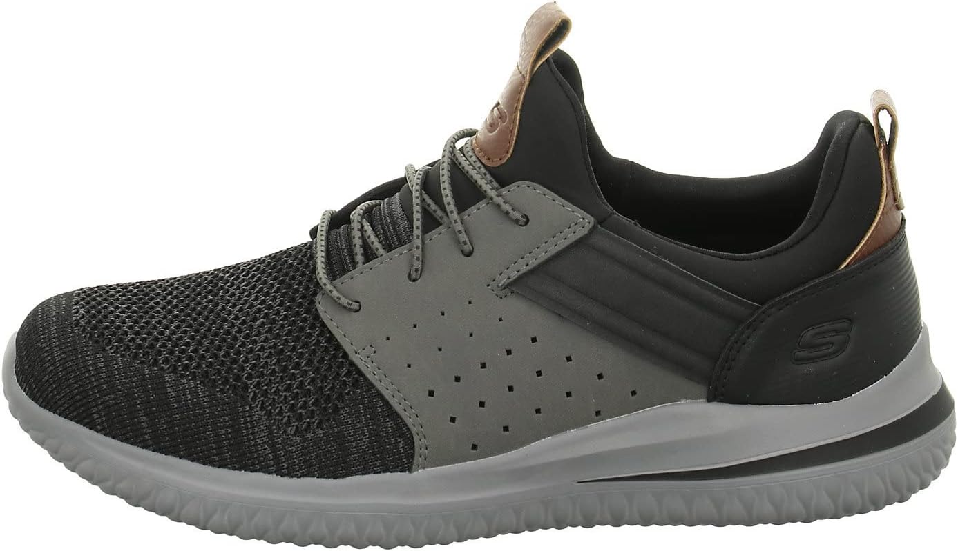 Мужские кроссовки Skechers Delson 3.0 Cicada, черный/серый — фото 2
