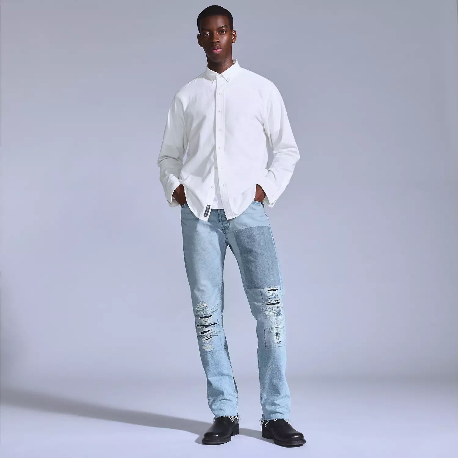 

Мужские джинсы 501 Original Fit 1980-х годов Levi's, цвет Tide Pool - Medium Wash