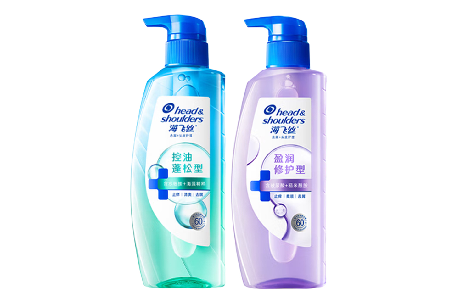 

Шампунь для лечения перхоти и ухода за кожей головы, придающий объем и пышность, с морской солью, 670г+670г/360г+360г Head&shoulders