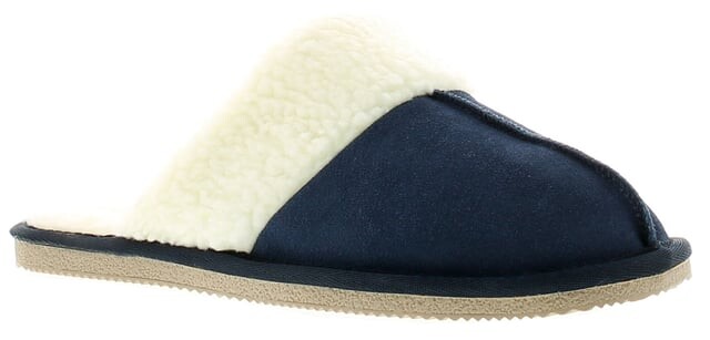 Arianna кожаные женские тапочки темно-синие Hush Puppies, синий