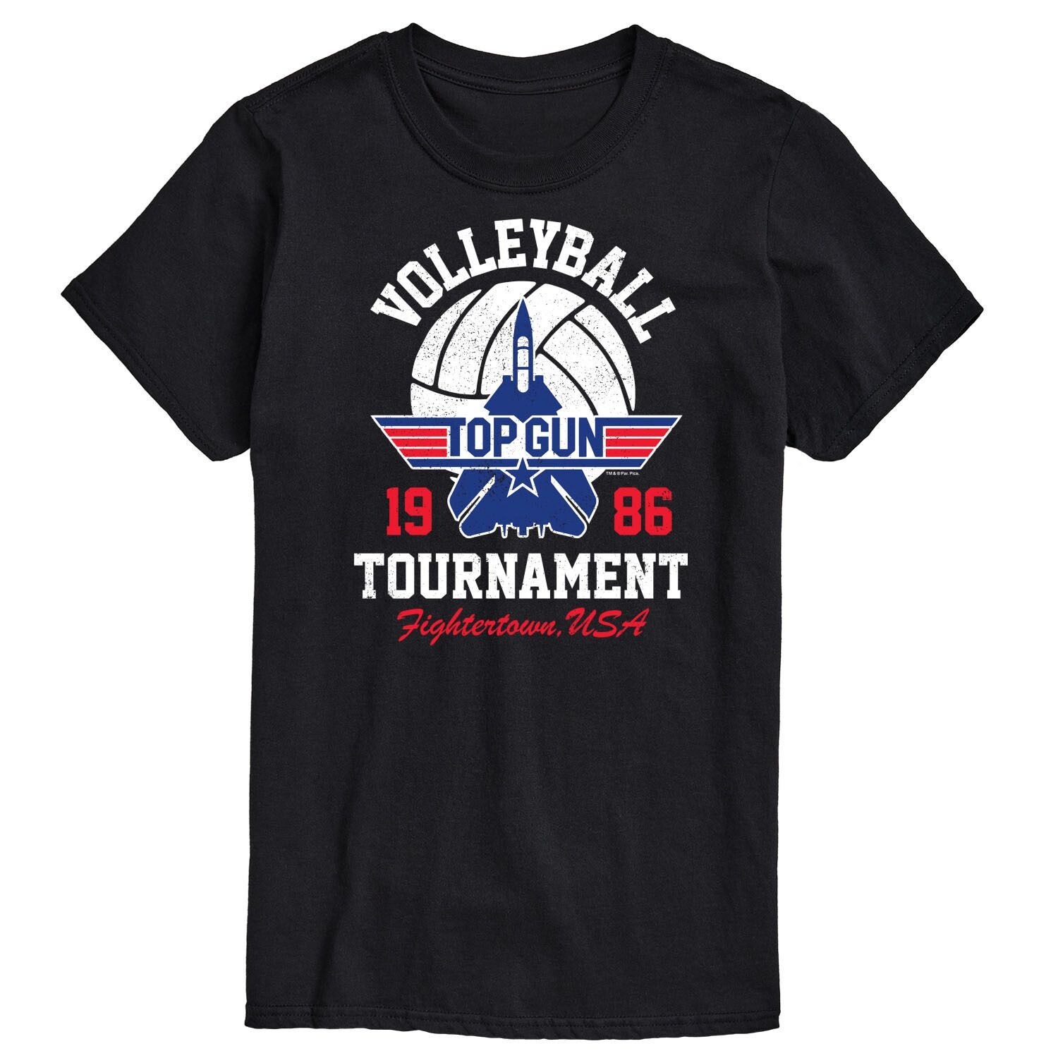 

Футболка Big & Tall Top Gun Volley Tournament Licensed Character