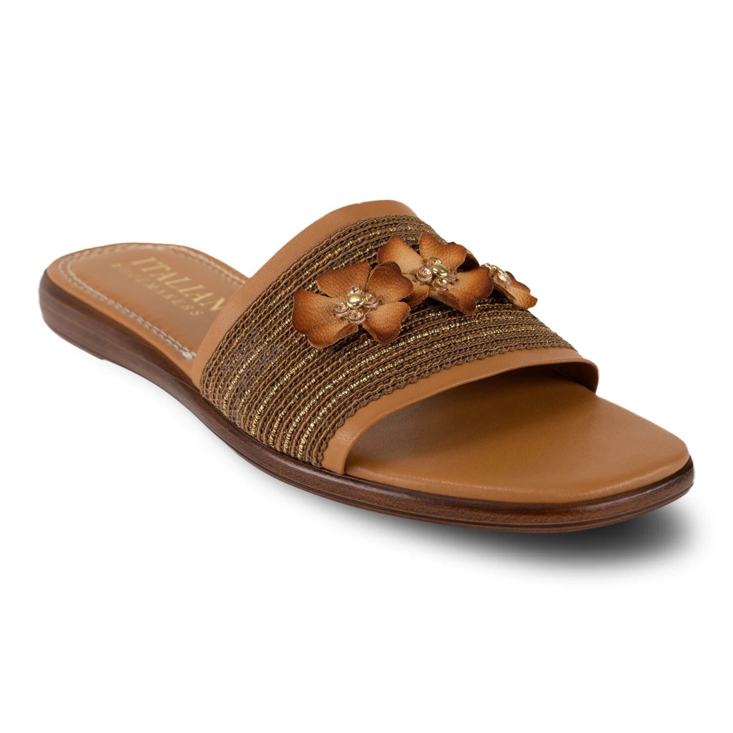 

Итальянские сапожники Ivanna Женские шлепанцы Italian Shoemakers, бежевый