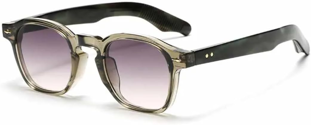 

Солнцезащитные очки с защитой от УФ-излучения UV400 | Круглая оправа | Линзы конфетных цветов для занятий спортом на открытом воздухе и вождения DSVIGF, Light Gray Green