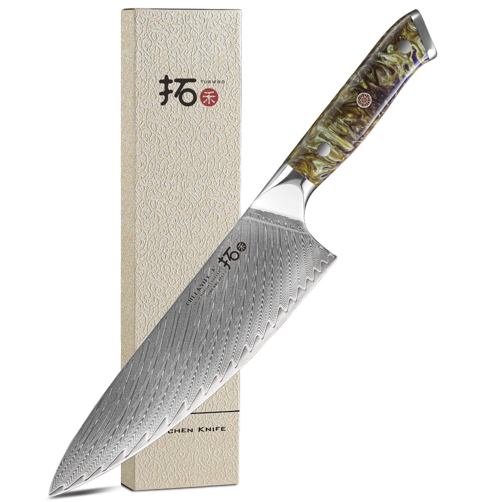 

Нож Chef Turwho Japanese VG10, зеленый