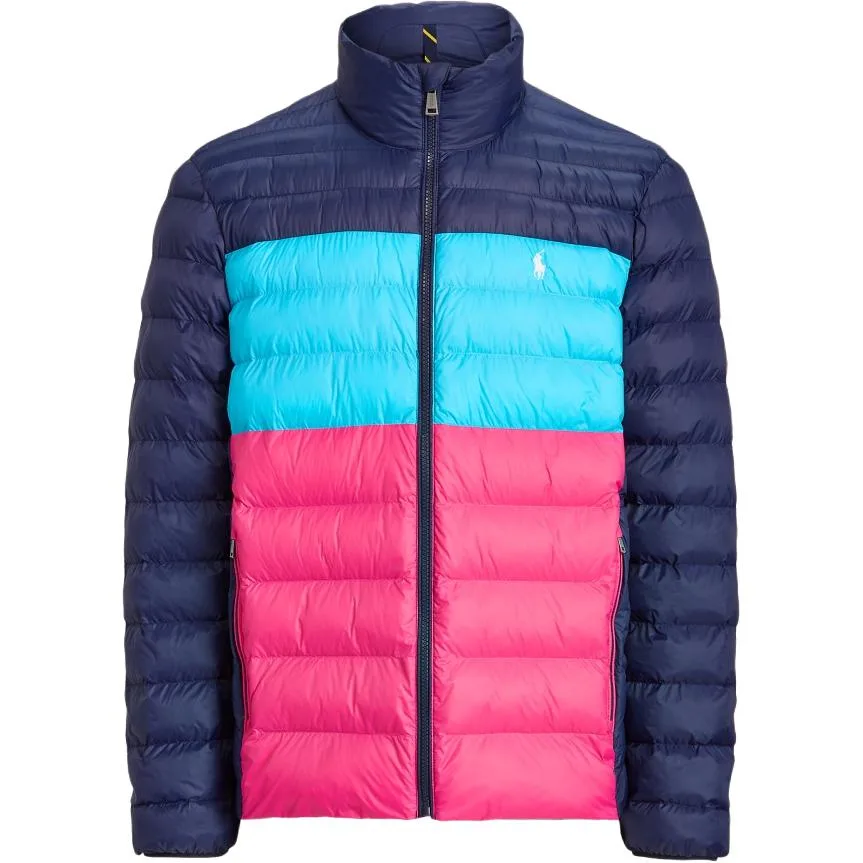 Пуховик мужской Polo Ralph Lauren, морской синий мультиколор