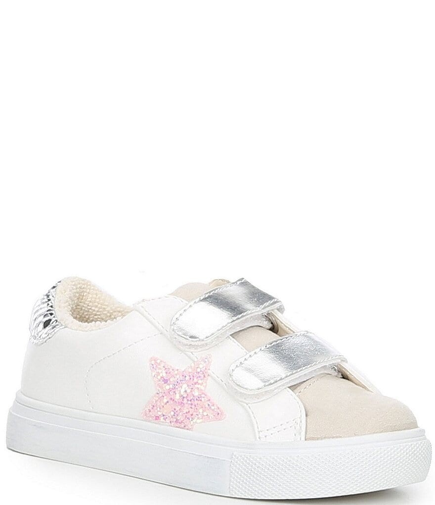 

Кроссовки с альтернативной застежкой и блестящими звездами Steve Madden для девочек T-Rezume (для малышей), белый