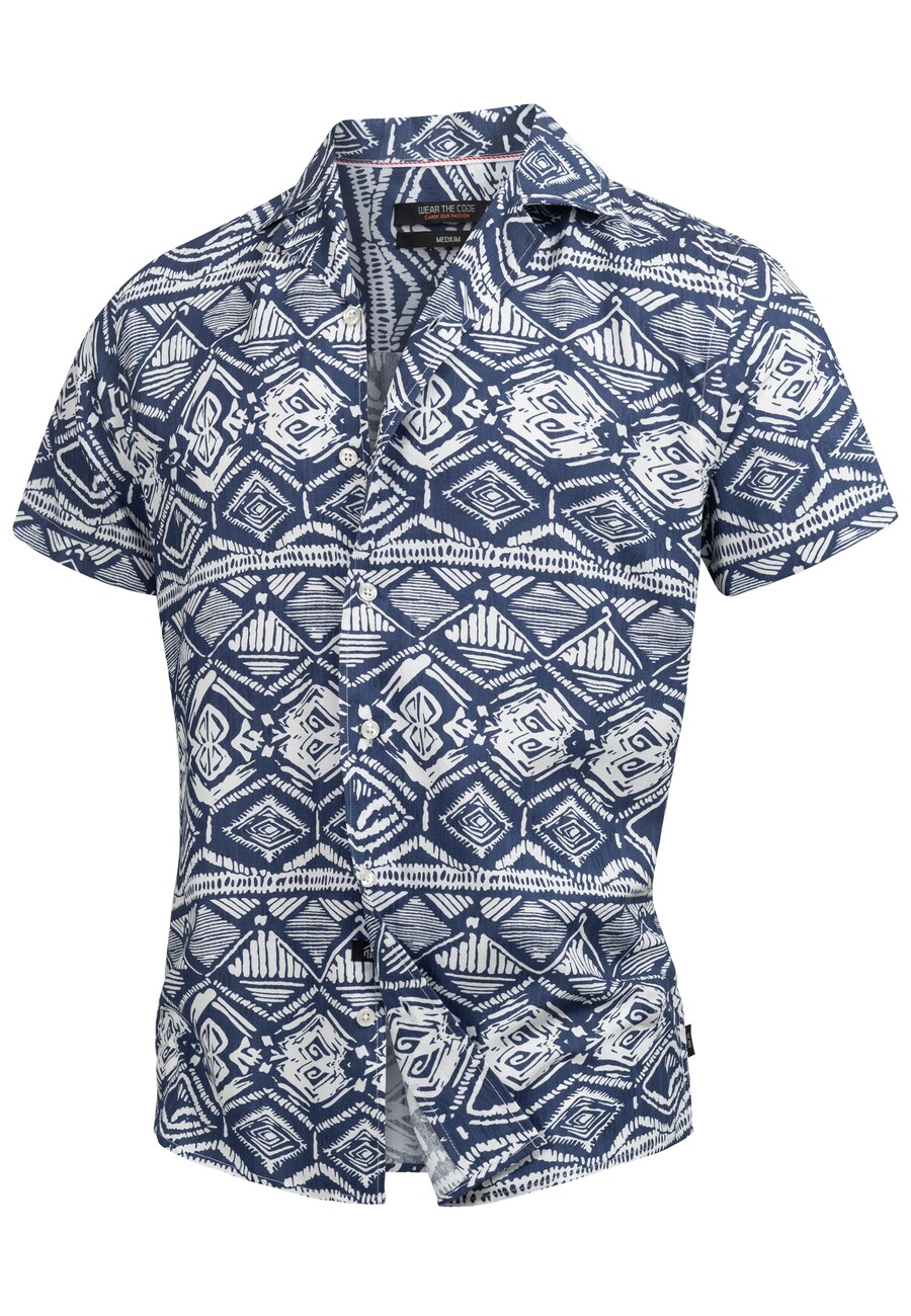 

Рубашка на пуговицах классического кроя INDICODE JEANS Frey, Navy