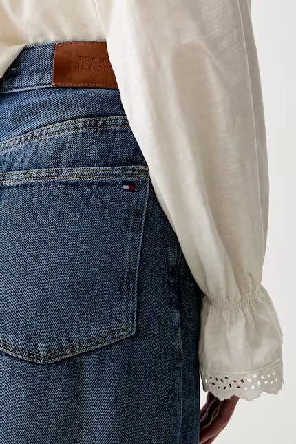 Джинсы Leg Tommy Hilfiger, синий — фото 4